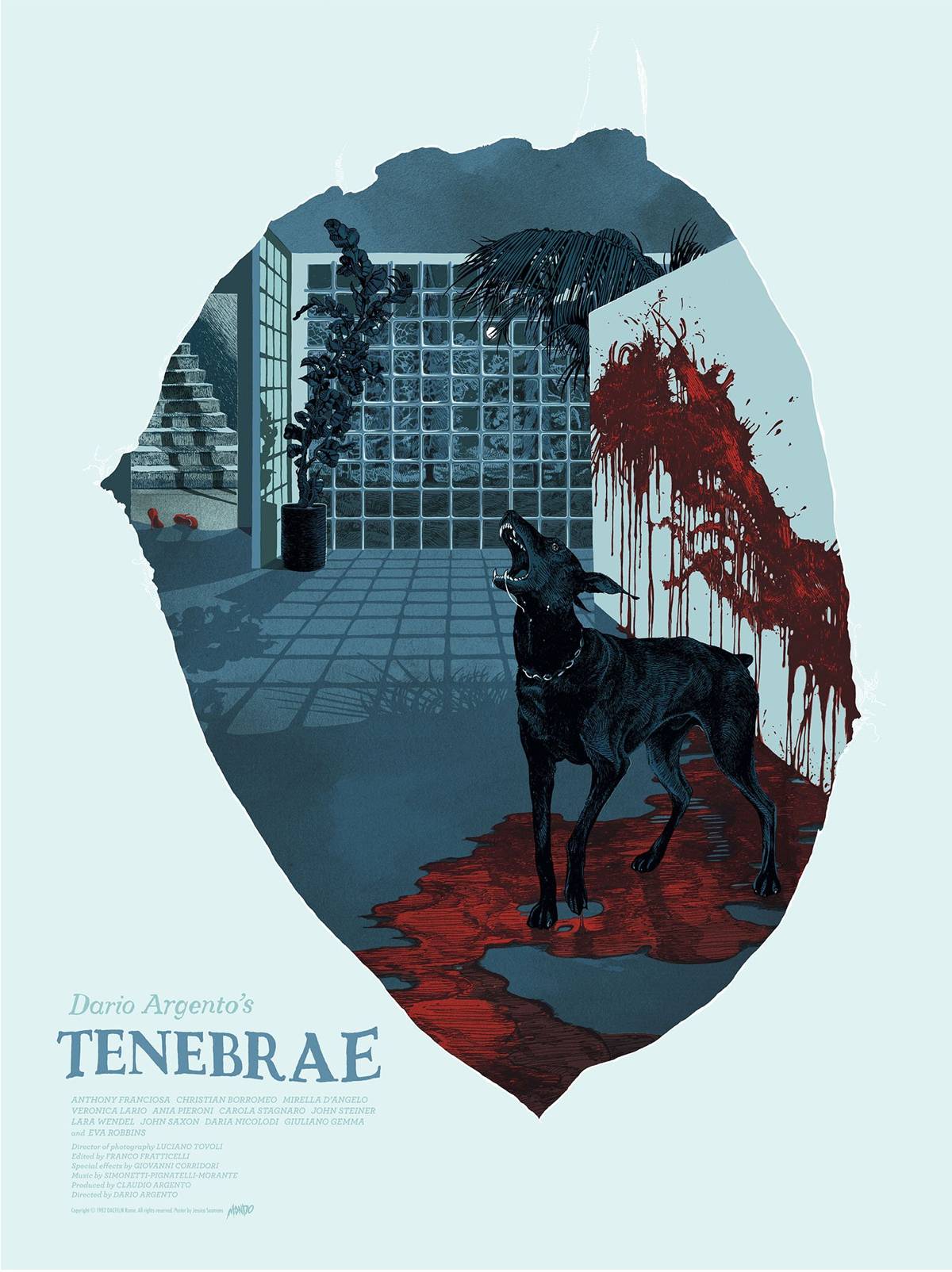 Tenebrae Screenprinted Poster – Poster - Canvas Print - Wooden Hanging