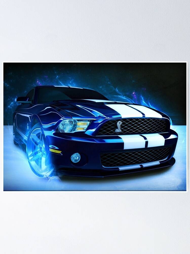 Sports Car Cobra Tuning - Poster - Canvas Print - Wooden ...