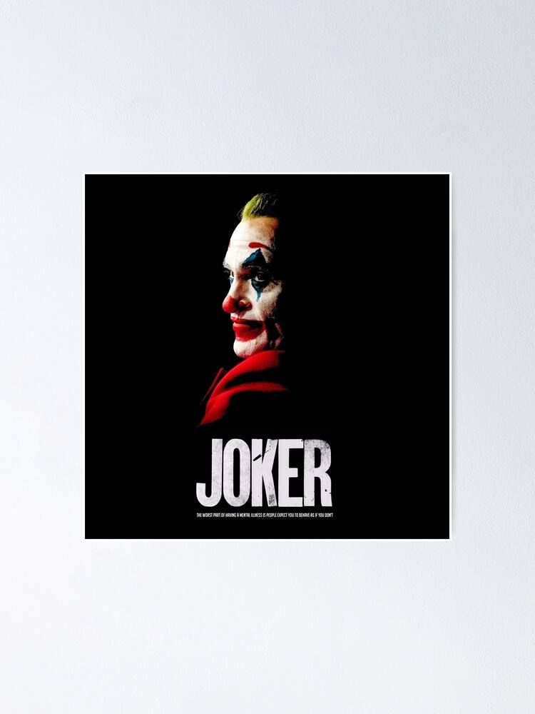 Joker – Poster - Canvas Print - Wooden Hanging Scroll Frame - Decor ...