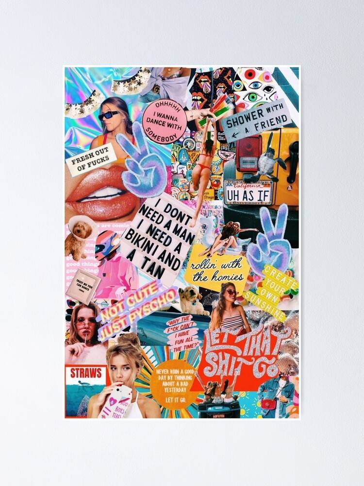 Retro Summer Collage Aesthetic Summer Aesthetic Aesthetic Collage ...