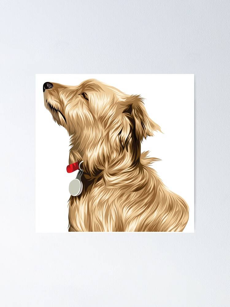 Dog Puppy Cute Majestic Animal – Poster - Canvas Print - Wooden Hanging ...