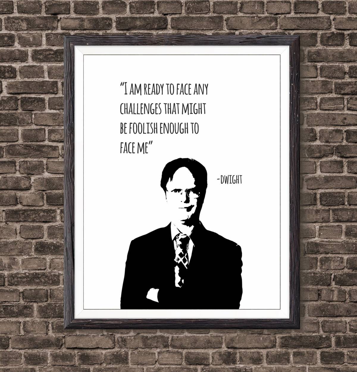 The Office Poster, Dwight Quote Poster, The Office Tv Show Poster