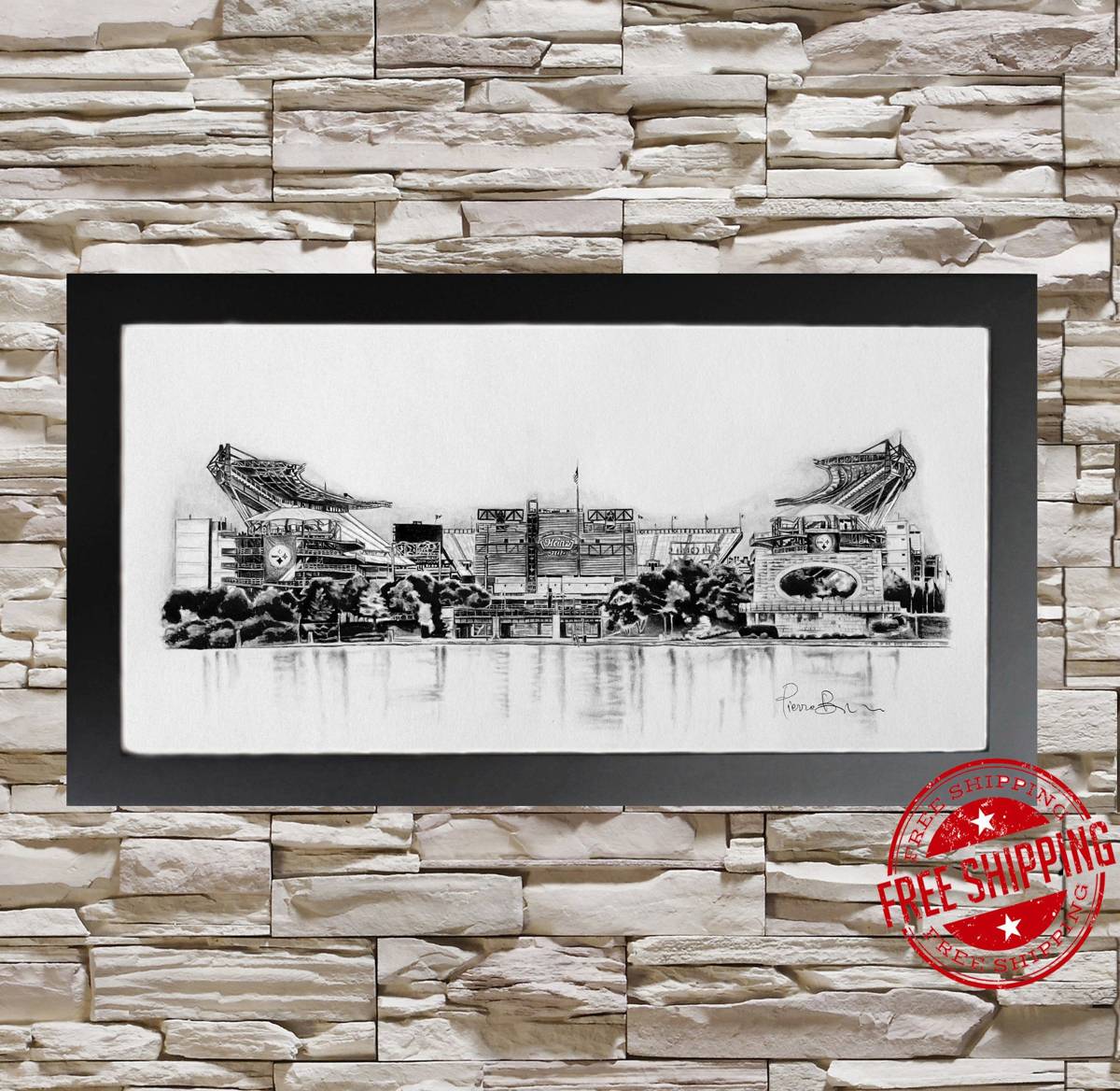 Steelers Wall Art Gift - Pittsburgh Steelers Art Prints ...