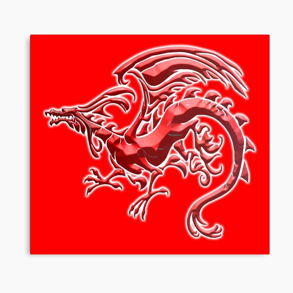 Mythical Red Dragon Land Of My Fathers Welsh Flag Flags ...