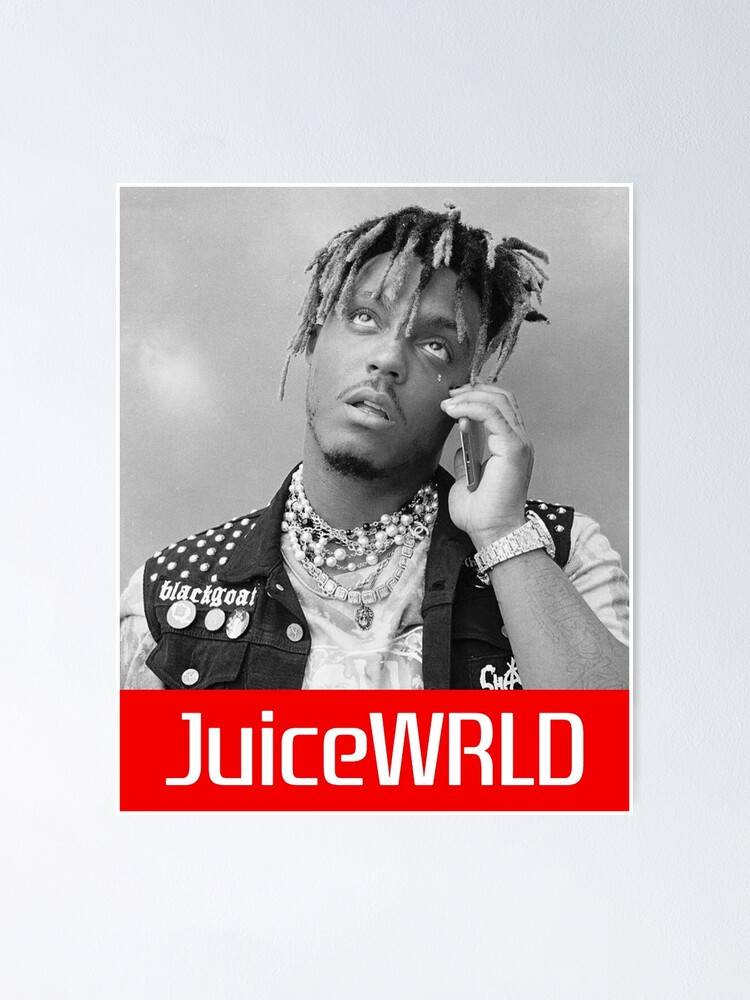 Juice Wrld Red Juice Wrld 999 – Poster Canvas Print Wooden Hanging