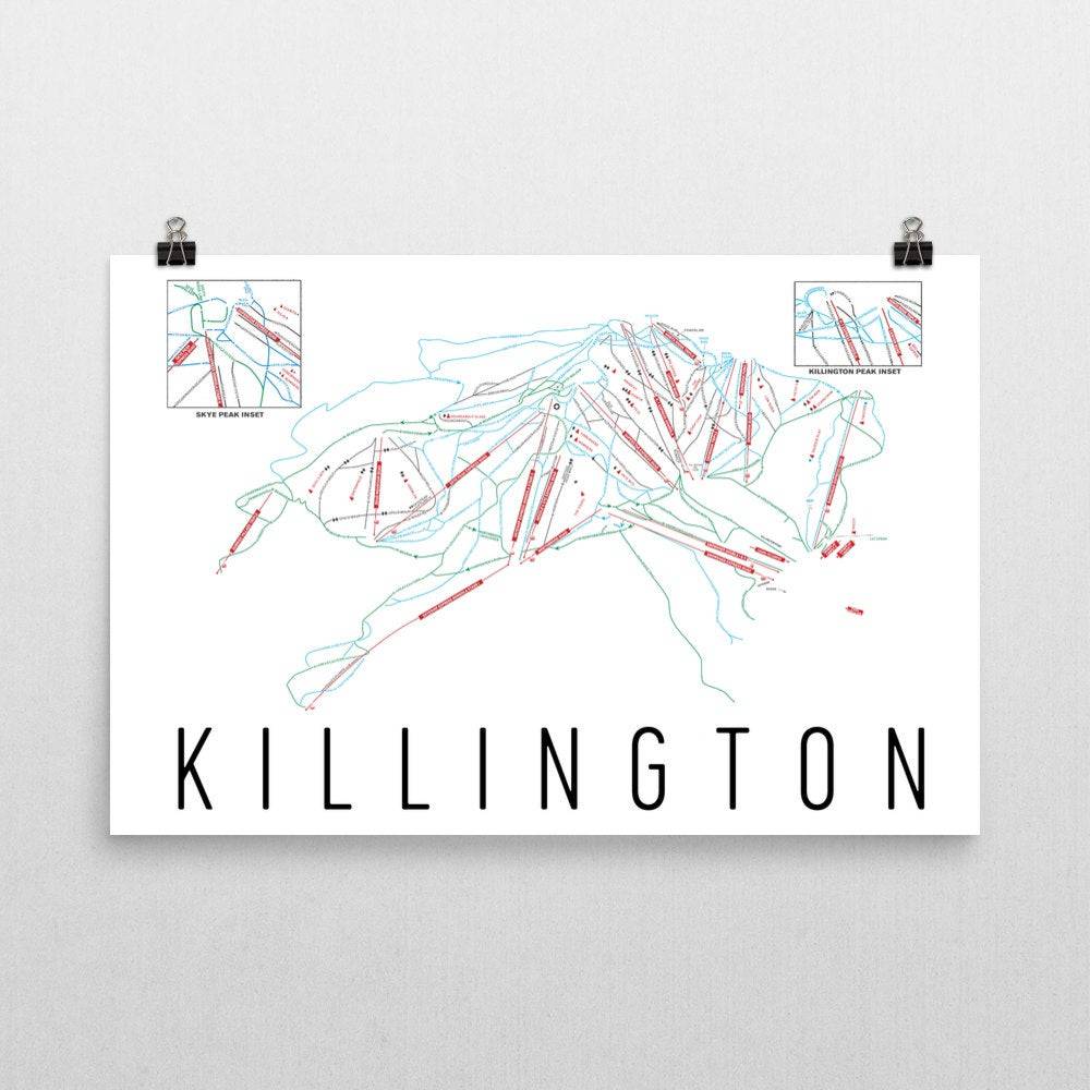 Killington Resort Ski Map Art Killington Vermont Ski Vermont   Il Fullxfull.1116868739 4e4t 