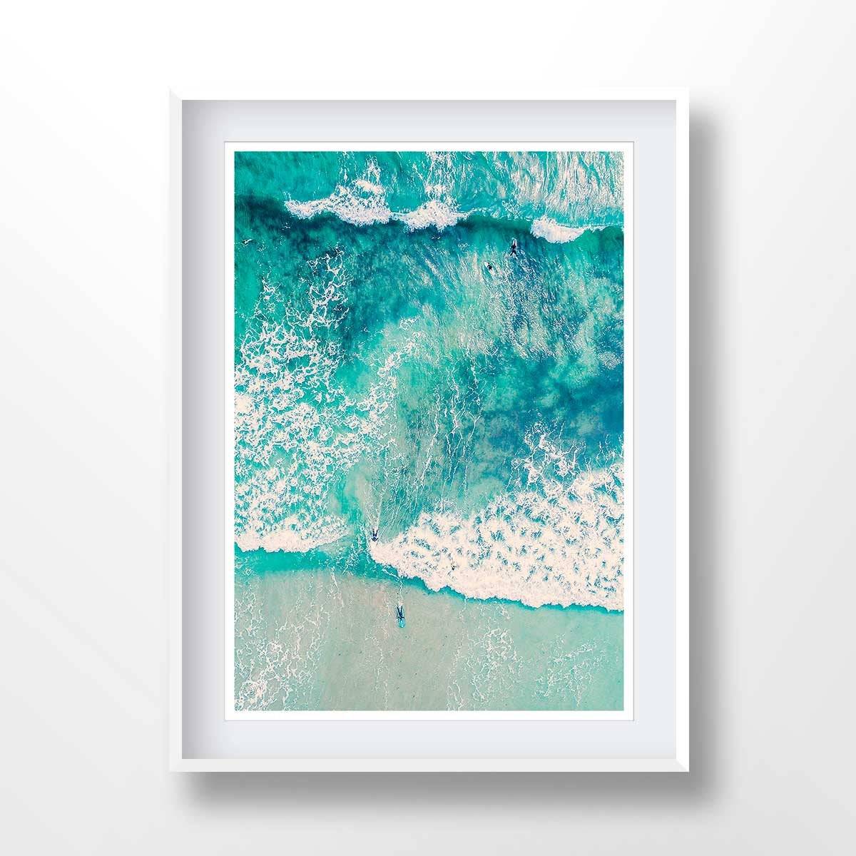 Ocean, Vawes Print, Aerial Beach, Beach Print, Coastal Wall Art, Ocean ...