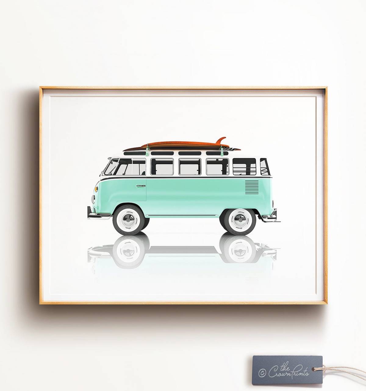 Vw Bus Decor, Retros, California Wall Art, Car Prints, Kombi Print ...