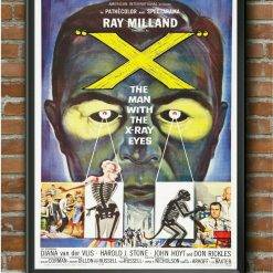 The Man With X Ray Eyes Sci Fi Movie Film Classic 50'S Scifis – Poster ...