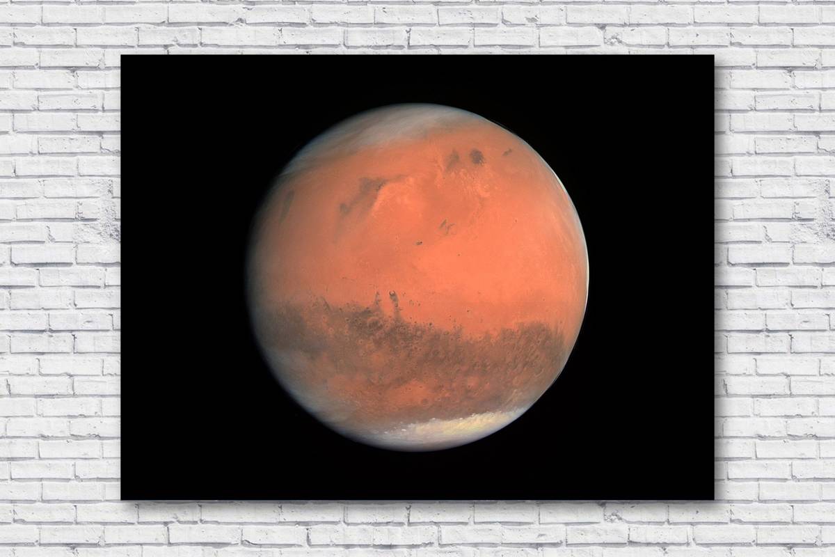 Mars, True Color Full Of Mars, The Red Planet, Esa Nasa Mars Planet
