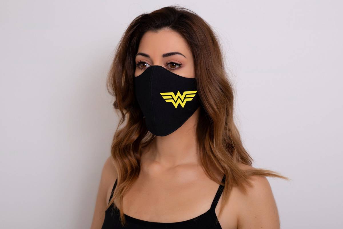 Wonder Women Logo 100% Cotton Women'S Mouth Mask Face Mask - Decor Your ...
