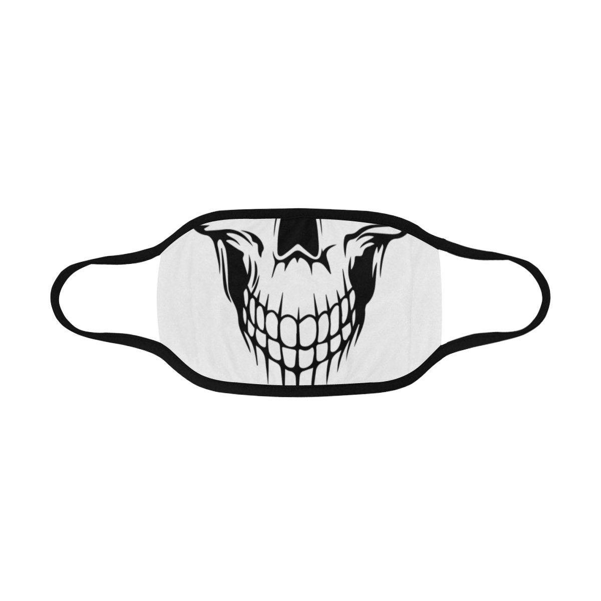 Custom Skull Mouth Patterned, Festival Mask, Gothic Fashion Mask, Face ...