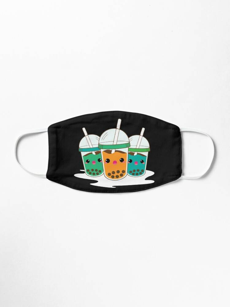 Boba Tea Print Bubble Tea Face Mask - Decor Your Home